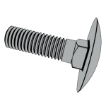 圆头方颈螺栓